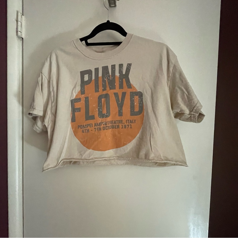 Pink Floyd Live at Pompeii Crop Top T-Shirt Size S/M